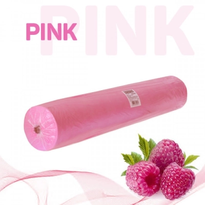 Простыни 70*200 в рулоне розовый 14 г/м2