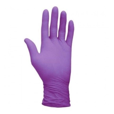 Фиолетовые нитриловые перчатки El