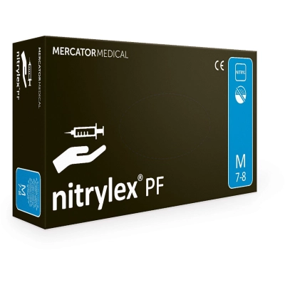 Перчатки нитриловые Mercator (черные)