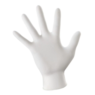 Белые нитриловые перчатки  NitriMax
