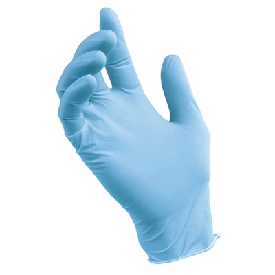 Перчатки нитриловые Nitrile  (голубые) М, L, XS, S, XL