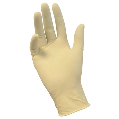 Перчатки латексные опудренные BI-SAFE, (M, S) 50/500