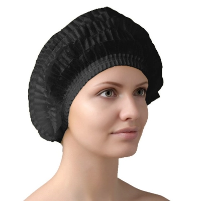 Медицинская шапочка Шарлотта (черная)