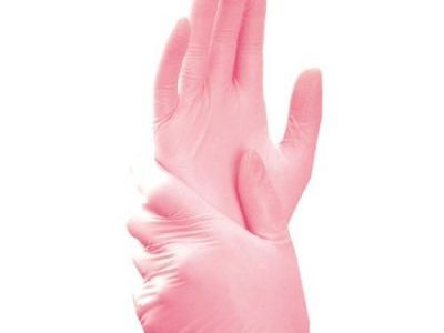 Розовые перчатки