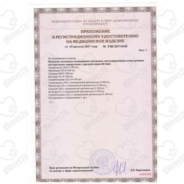 Перчатки латексные опудренные BI-SAFE, (M, S) 50/500 Перчатки латексные опудренные BI-SAFE, (M, S) 50/500