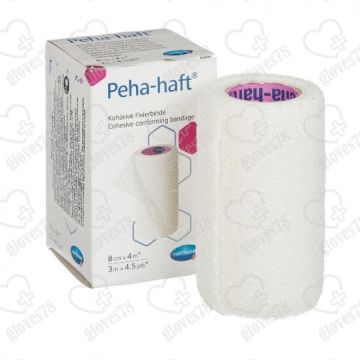 Бинт самофиксирующийся Peha Haft 4м*8см в инд.упк - (140 шт) Бинт самофиксирующийся Peha Haft 4м*8см в инд.упк - (140 шт)