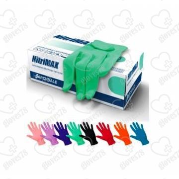 Красные нитриловые перчатки NitriMax 