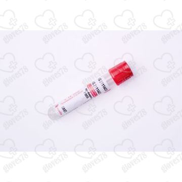 Вакуумная пробирка с активатором свёртывания для биохимии (красная крышка) Вакуумная пробирка с активатором свёртывания для биохимии (красная крышка)