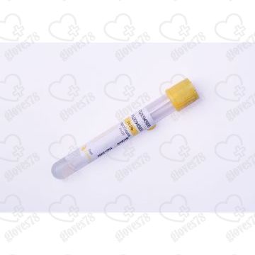 Вакуумная пробирка для исследования сыворотки с гелем (жёлтая крышка) Вакуумная пробирка для исследования сыворотки с гелем (жёлтая крышка)