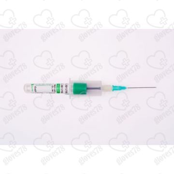 Вакуумная пробирка для исследования плазмы с гепарином и гепарином/гелем (зелёная крышка) Вакуумная пробирка для исследования плазмы с гепарином и гепарином/гелем (зелёная крышка)