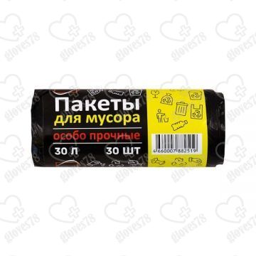 Пакет для мусора 30 л особо прочные Пакет для мусора 30 л особо прочные
