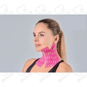 Перфорированный Кинезио тейп FACE TAPE 5см*5м Лайм