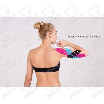  Перфорированный Кинезио тейп LYMPH TAPE 5см*5м черный