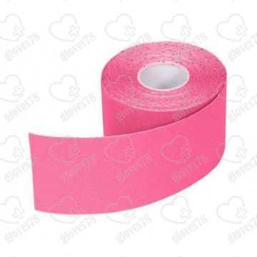  Кинезио тейп FACE TAPE 5см*5м шелк розовый