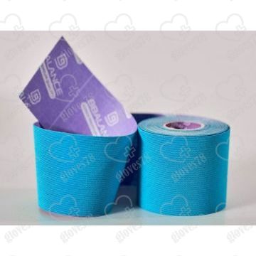  Кинезио тейп FACE TAPE 5см*5м шелк голубой