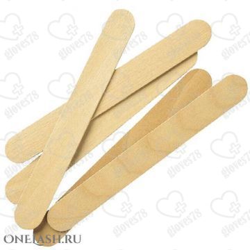 Шпатель косметический деревянный нестерильный в п/э 100 штук