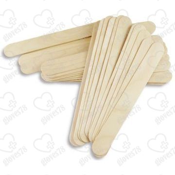 Шпатель косметический деревянный нестерильный в п/э 100 штук