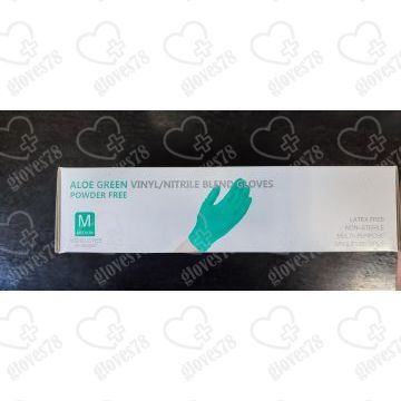 Перчатки нитриловые зеленые Wally Plastic