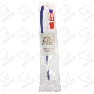 Зубной набор HOTEL (зубная щетка +зубная паста в ТЮБИКЕ 3гр. ), в прозрачной уп. Зубной набор HOTEL (зубная щетка +зубная паста в ТЮБИКЕ 3гр. ), в прозрачной уп.