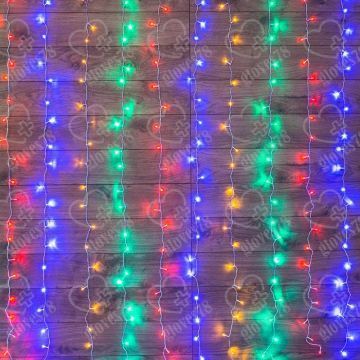 Гирлянда новогодняя мерцающий занавес