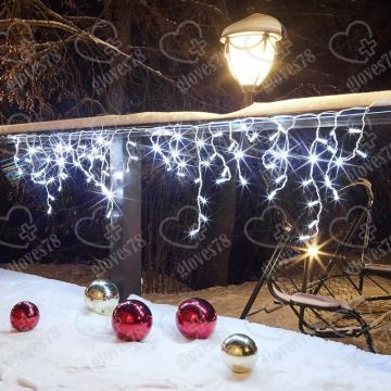 Бахрома уличная новогодняя