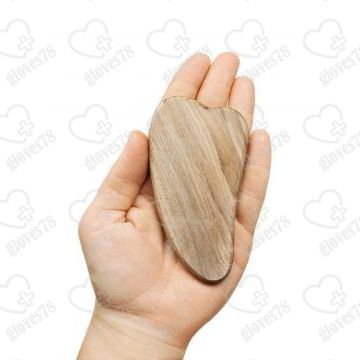 Скребок Гуаша для лица и тела из дерева грецкого ореха Скребок Гуаша для лица и тела из дерева грецкого ореха