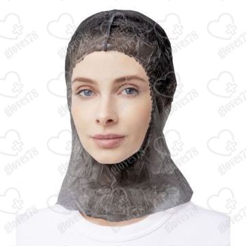 Подшлемник одноразовый ПП "Балаклава" (цв. черный)  Подшлемник одноразовый ПП "Балаклава" (цв. черный)