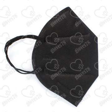  Респиратор KN-95 с клапаном ffp2 , цвет черный