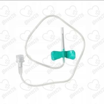 Игла для вливания в малые вены,игла-бабочка 21G 0.8x19 мм. 