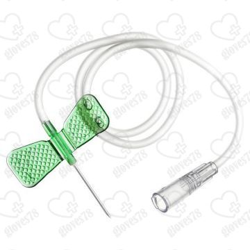 Игла для вливания в малые вены,игла-бабочка 21G 0.8x19 мм. 