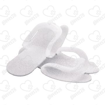 Тапочки-вьетнамки 4 мм белые