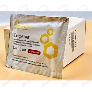 Средство для профилактики геморроя (салфетка 13*18 см) №10 EVERS Life Средство для профилактики геморроя (салфетка 13*18 см) №10 EVERS Life