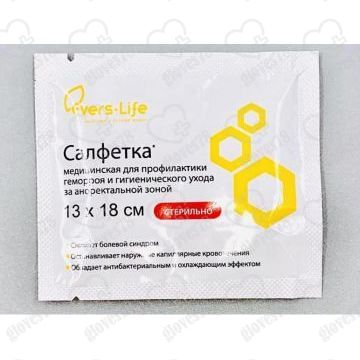 Средство для профилактики геморроя (салфетка 13*18 см) №10 EVERS Life