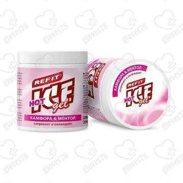 Охлаждающий/Разогревающий гель Refit Камфора & Ментол (230 мл)