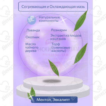 Согревающая и Охлаждающая мазь Конский бальзам Refit Pferdebalsam (230 мл)