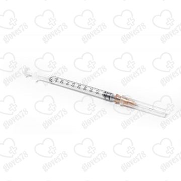 Шприц 1мл инсулиновый 3-компонентный Luer Slip U-100 с иглой 0,4х13 мм (27Gx1/2") Шприц 1мл инсулиновый 3-компонентный Luer Slip U-100 с иглой 0,4х13 мм (27Gx1/2")