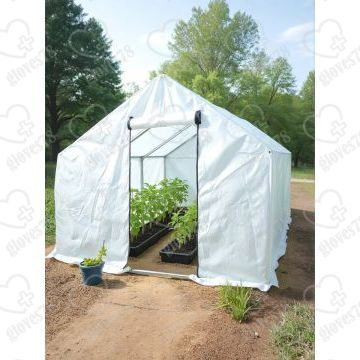 Теплица двухскатная 2.5x2.45x2м, оцинкованный каркас/спанбонд Теплица двухскатная 2.5x2.45x2м, оцинкованный каркас/спанбонд