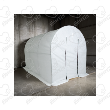 Теплица арочная 3x1.75x1.85м, оцинкованный каркас/спанбонд Теплица арочная 3x1.75x1.85м, оцинкованный каркас/спанбонд