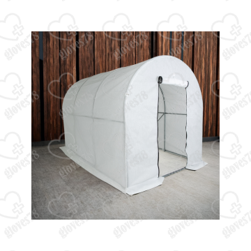 Теплица арочная 3x1.75x1.85м, оцинкованный каркас/спанбонд Теплица арочная 3x1.75x1.85м, оцинкованный каркас/спанбонд